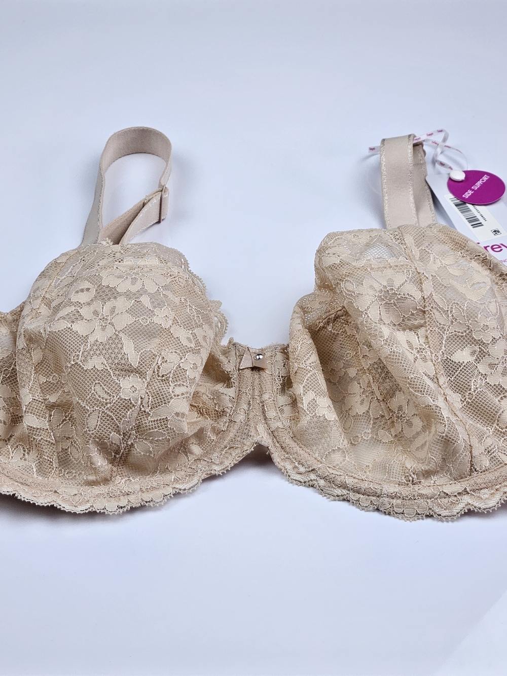 Freya Offbeat Nude Slide Support Underwire Bra Size 32I